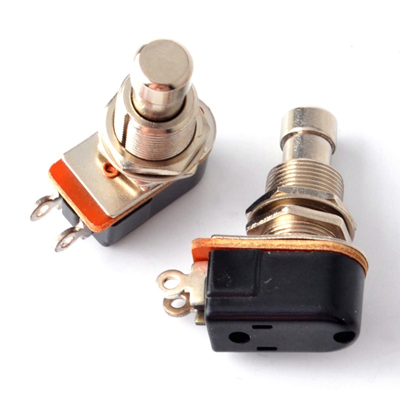 Momentary SPST Soft Touch Push Button Stomp Foot Pedal Switch Electric Switch