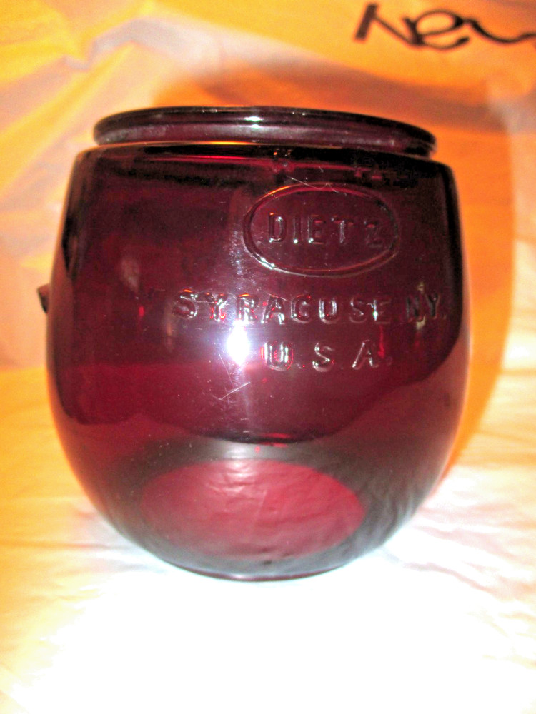 RED DIETZ LITTLE WIZARD LANTERN GLOBE