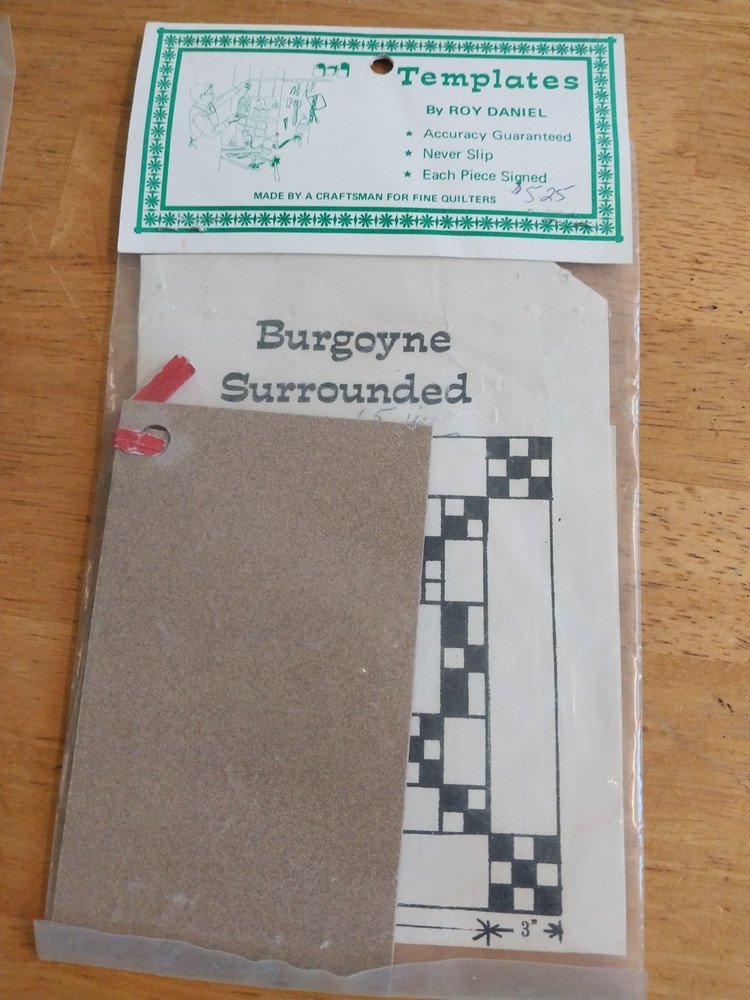 Roy Daniel Template for Quilting Burgoyne Surrounded