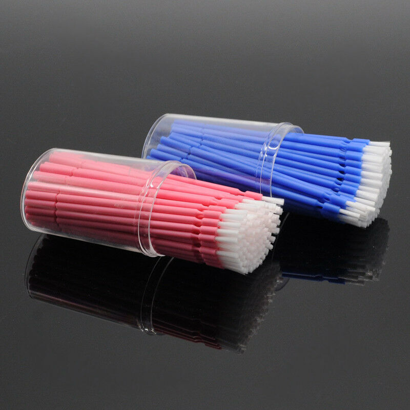 Dental Disposable Microbrush Applicator Micro Tip Brush Long Handle Gingival