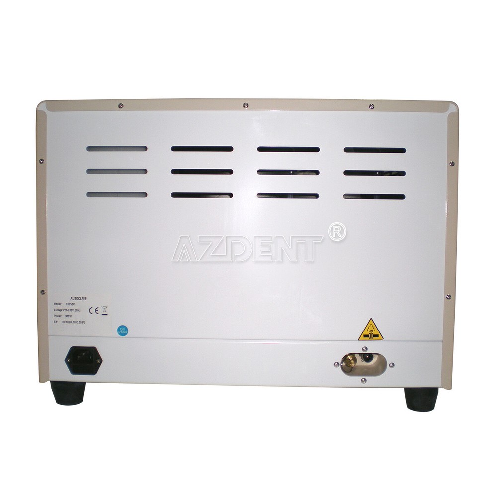 18L Dental Autoclave Sterilizer Automatic Steam Sterilization Drying Function US