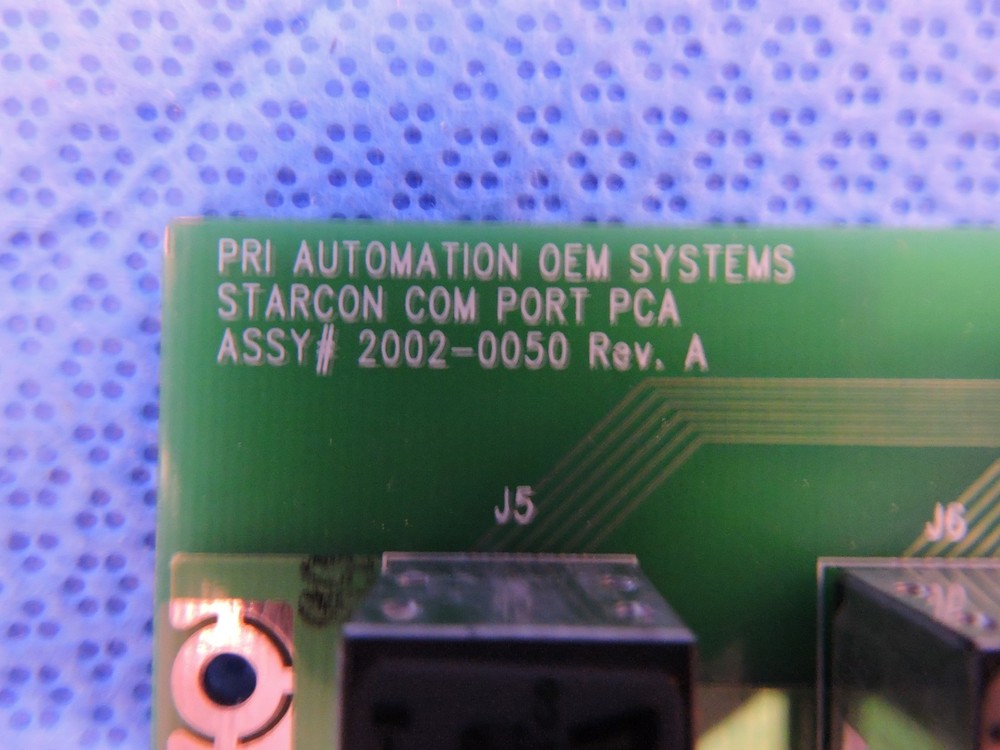 Brooks PRI Equipe Automation COM Port Communication PCA Starcon Robot Controller