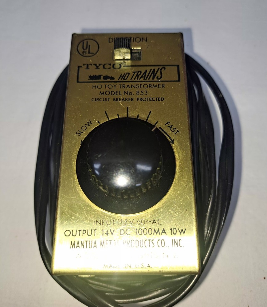 Tyco Train Control Power Supplys Model 899 And 853 Tested