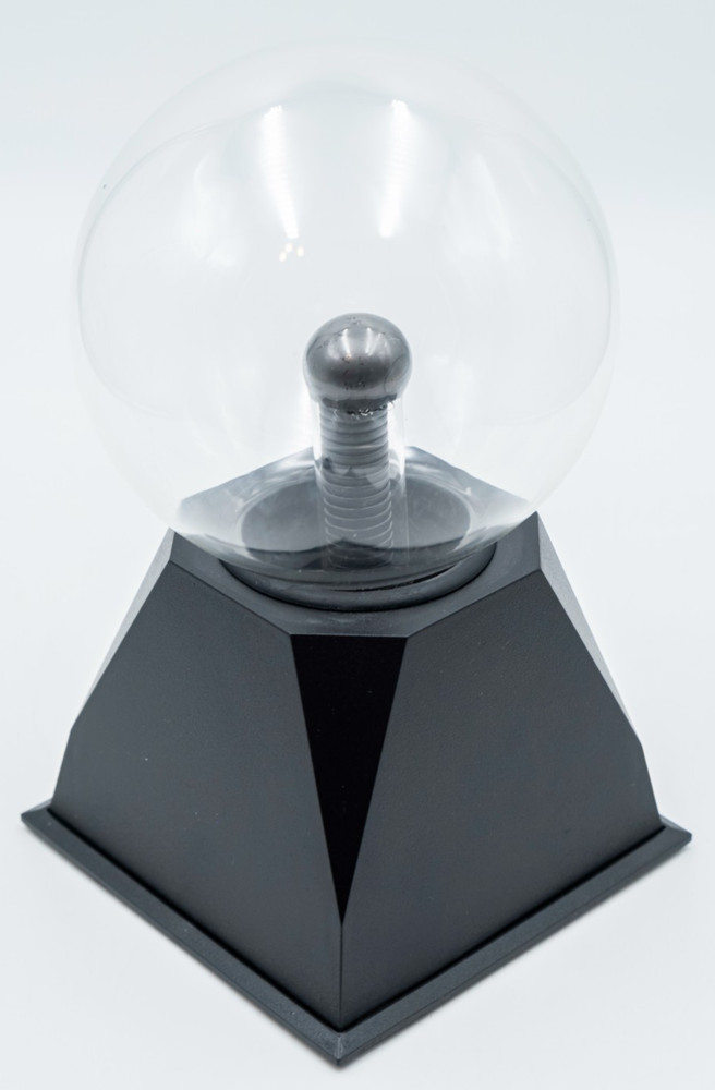 Smithsonian Plasma Ball Battery Lamp Touch & Sound Responsive Globe Light