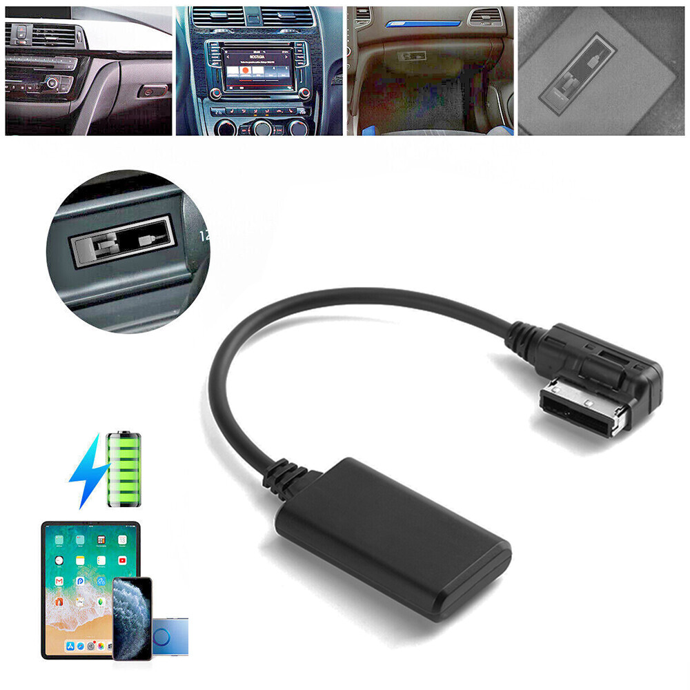Audio Cable Adapter AMI Bluetooth Music Interface For Audi A3 A4 A5 A6 Q5 Q7 AUX