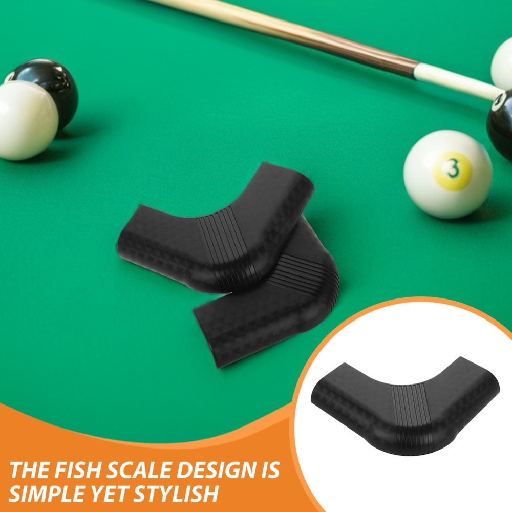 6pcs Pool Table Edge Safety Guards - Nylon Corner Protectors - Billiard Table