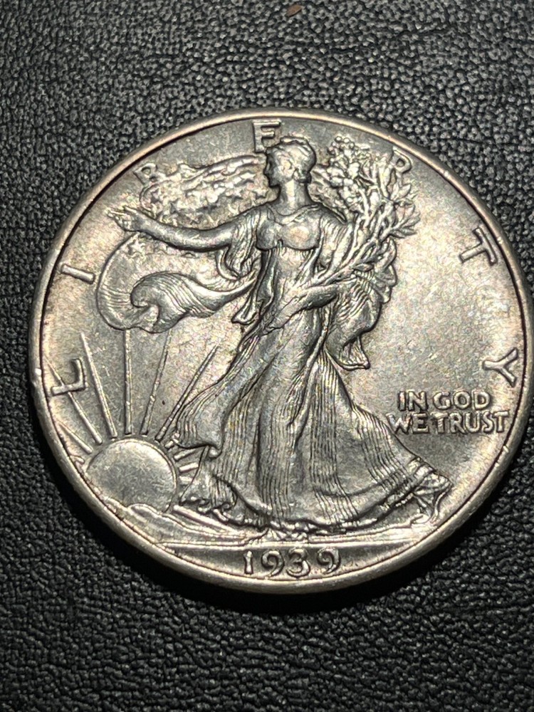 1939 Walking Liberty Half Dollar AU Nice Strike