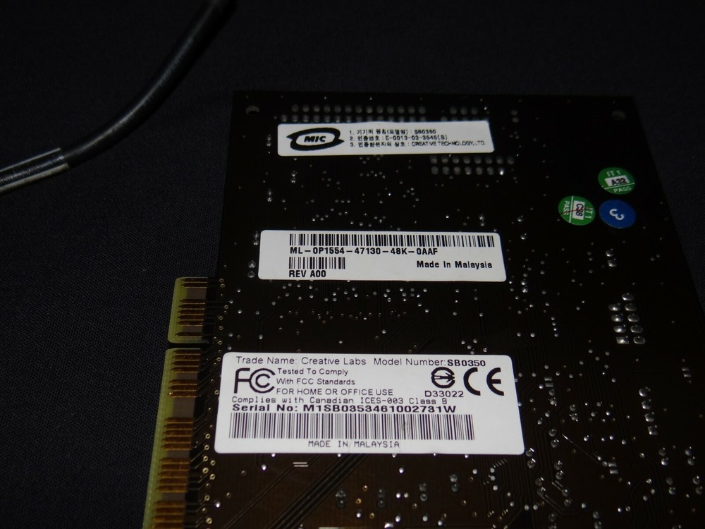 Sound Blaster Audigy 2 Audio Card