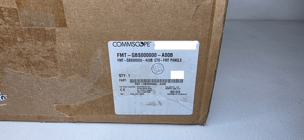 FMT-GBS000000-A00B COMMSCOPE Fiber Storage Panel w/sliding tray, storage spools