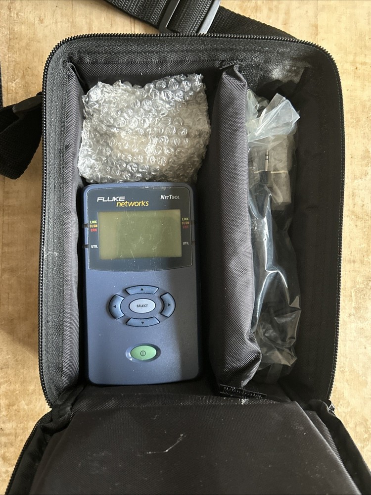 Fluke Networks NetTool 10/100 Inline Network Tester & Wire-mapper Dongle. TESTED