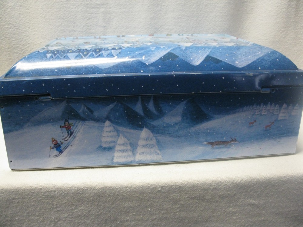 E. Otto Schmidt Christmas Biscuit Cookie Tin