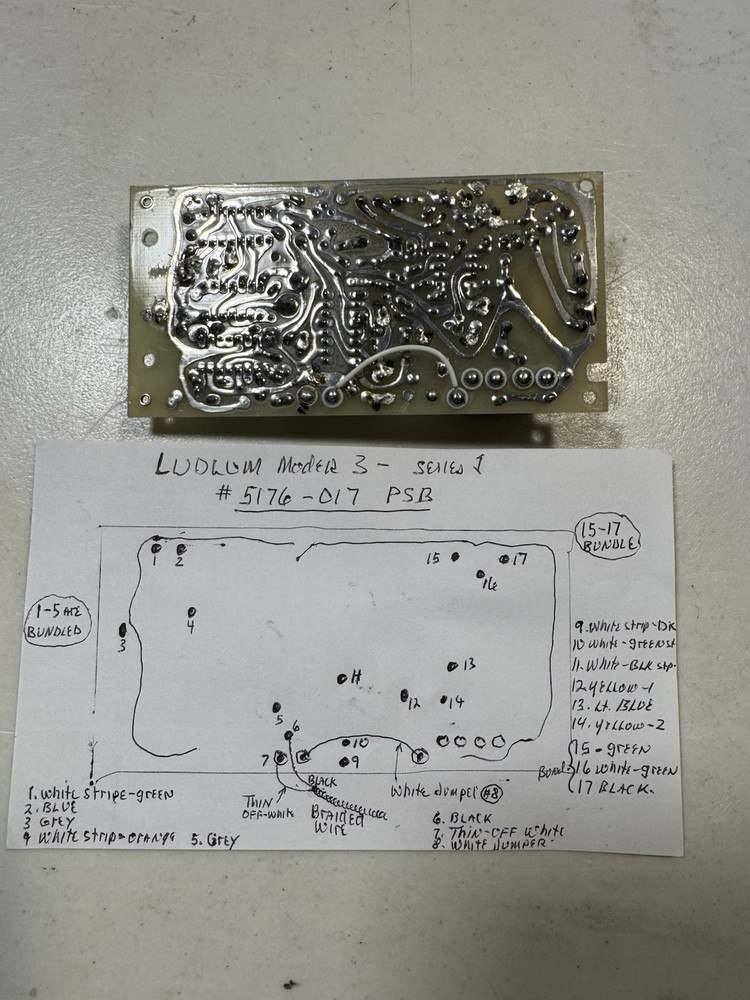 Ludlum model 3 PCB # 5176-017