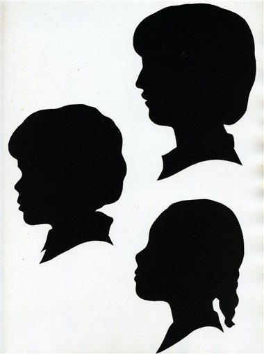3 Different Large Children's Silhouettes