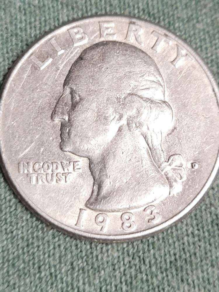 Rare1983D Washington QuarterErrors-FilledD-In Cod-IN Closed-Closed AM-DDOs pics