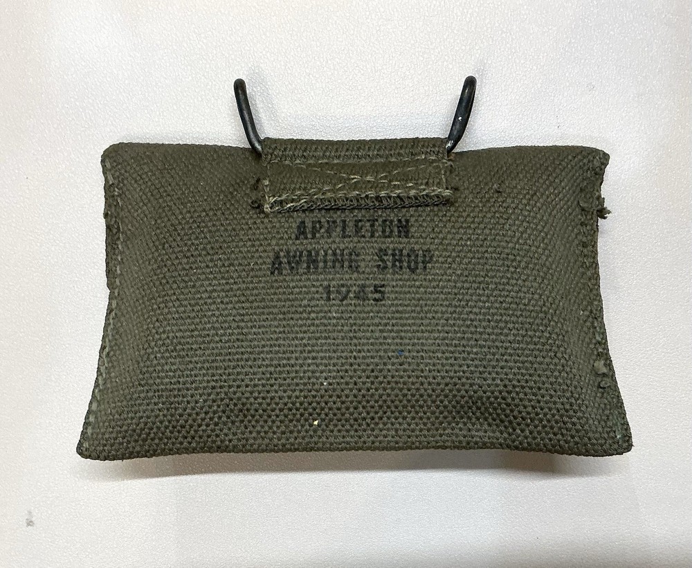 1945 US Military Dyed SterilizedDressing First Aid Camouflage With Canvas Pouch