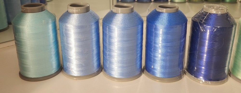 38 Spools Airplane Rayon Sewing&Embroidery Machine Thread 5000M Each