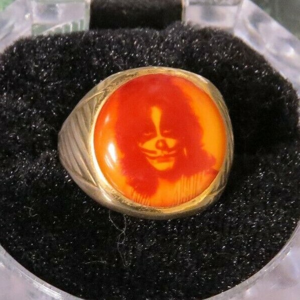 KISS OFFICIAL PETER CRISS RING AUCOIN 1978