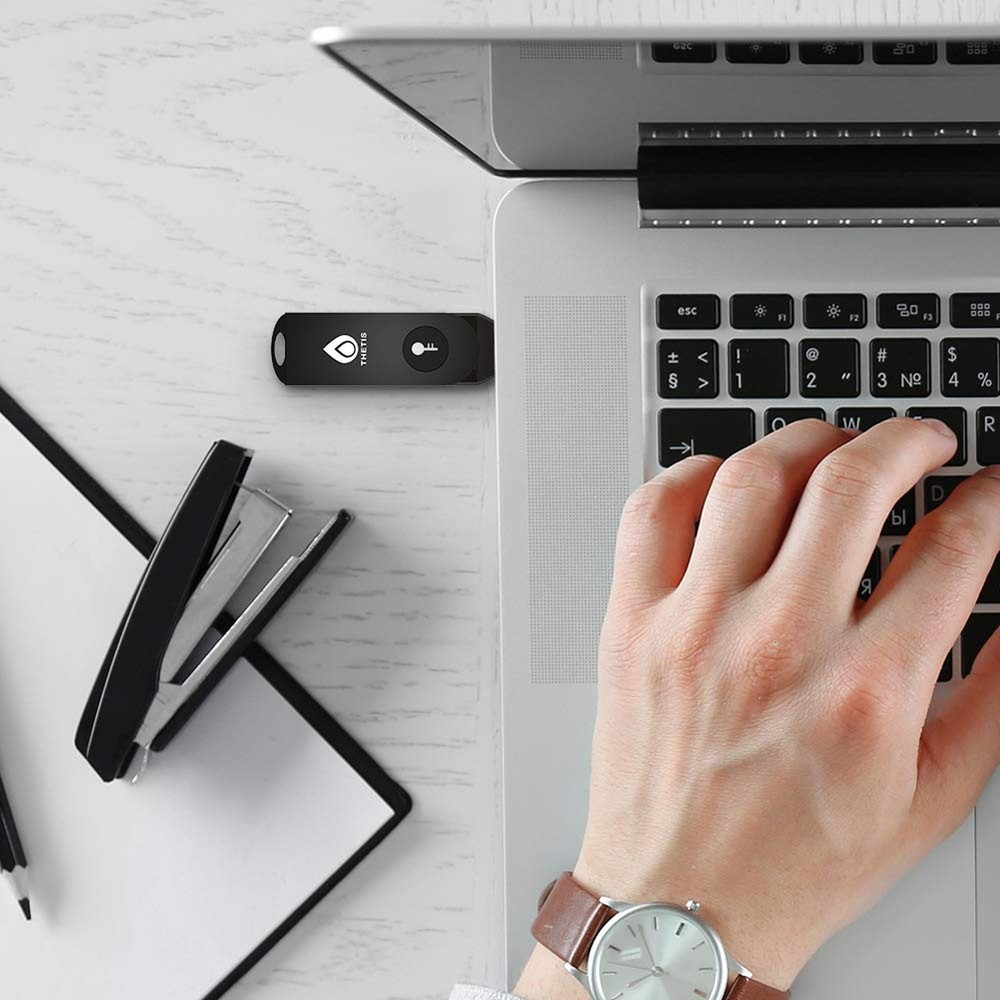 FIDO2 Security Key [Folding Design] Thetis Universal Two Factor Authenticatio...