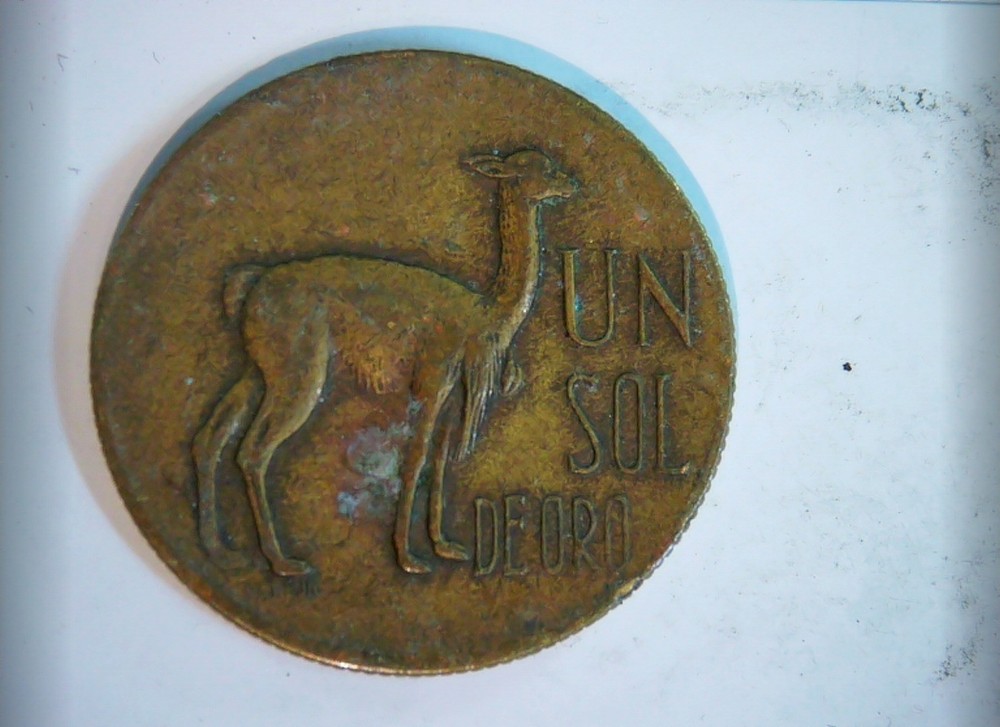 Peru 1969 1 Sol Peru Sol (Llama type) Coin
