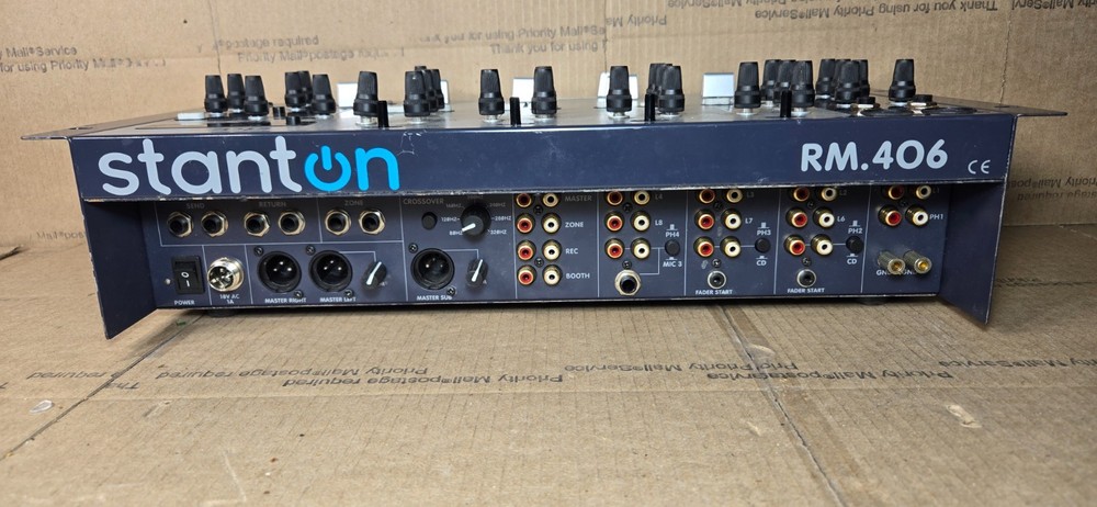 STANTON RM 406 - UNTESTED - NO POWER SUPPLY - AS-IS - FAST SHIP - NO RETURNS -