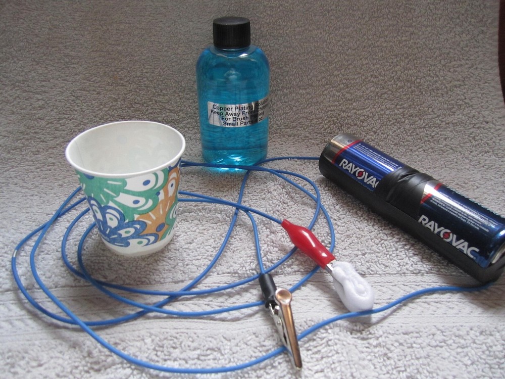 Copper Plating Solution 4 oz Industrial Quality Restoration READ