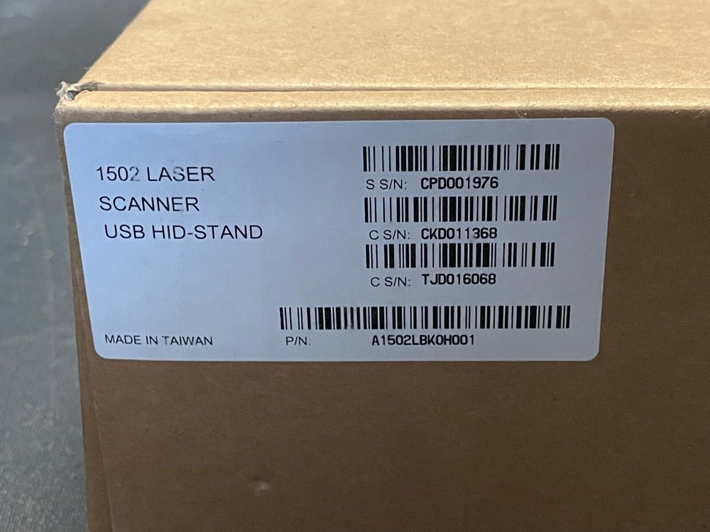 CipherLab A1502LBK0H001 Barcode Scanner + Stand + USB Kit