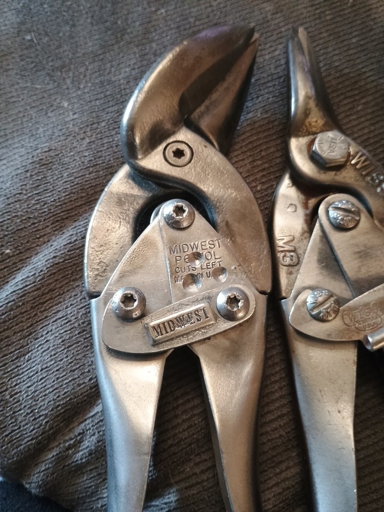 3 Pcs WISS & Midwest Metal Shears