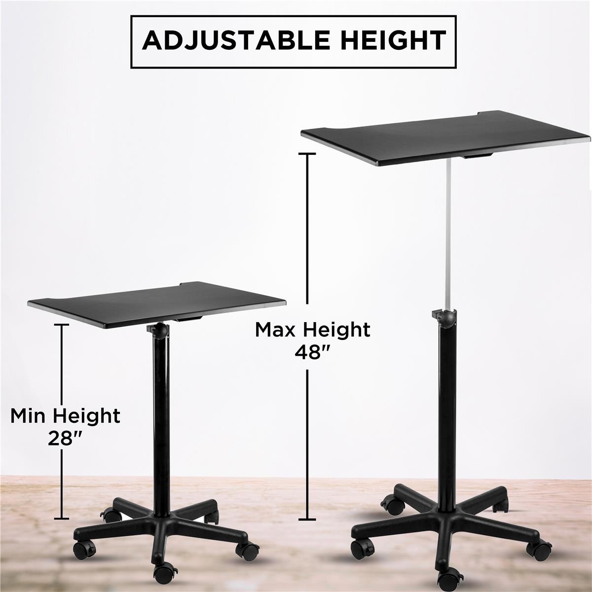 Flashpoint 28-48" Photography Posing Table for Home and Studio, Height Adjustabl