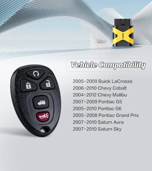 Self Programmable Car Key Keyless 5 BTN/ KOBGT04A Self Programmable Remote