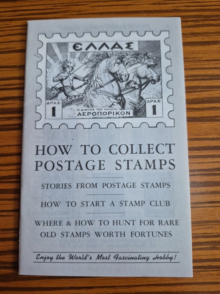 How to Collect Postage Stamps 1964 Booklet