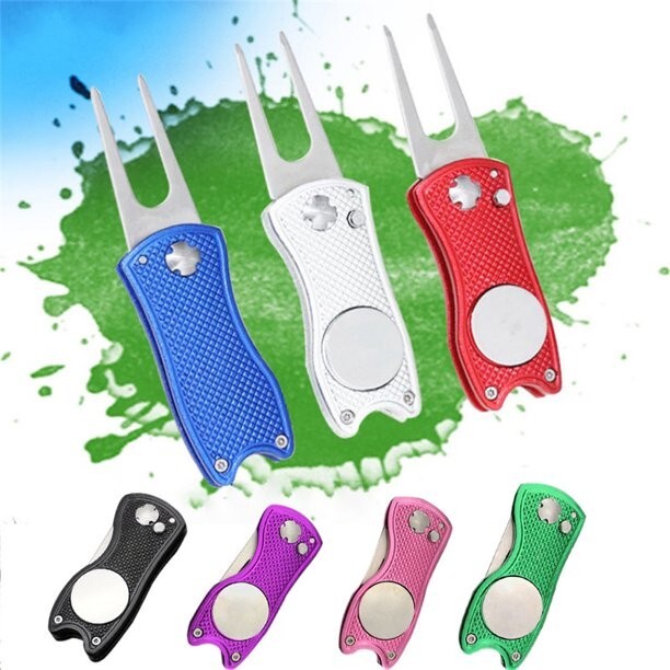 Switchblade Metal Divot Tool, Ball Marker