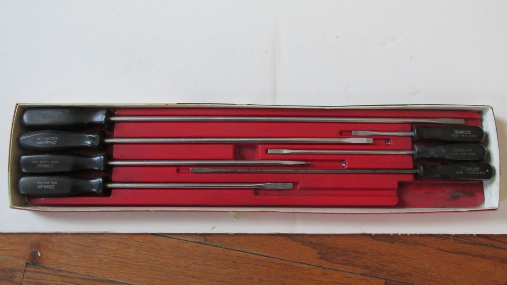 SNAP-ON TOOLS SCD80 CABINET SCREW DRIVER SET 7 PIECES