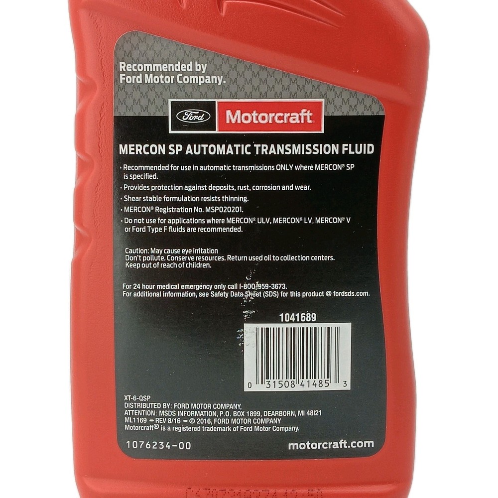 Motorcraft Mercon SP Automatic Transmission Fluid - 1 Quart