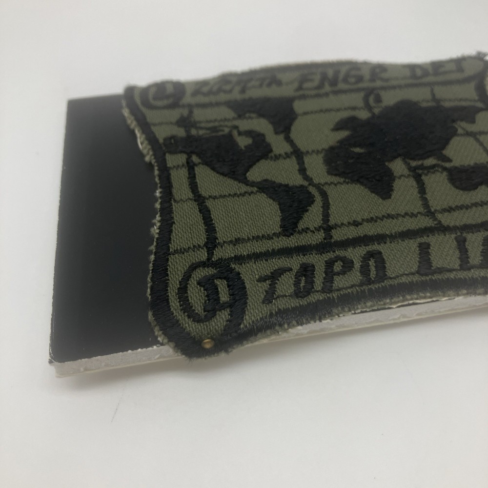 227th Engineer Detachment Topo Liaison Patch Very Rare