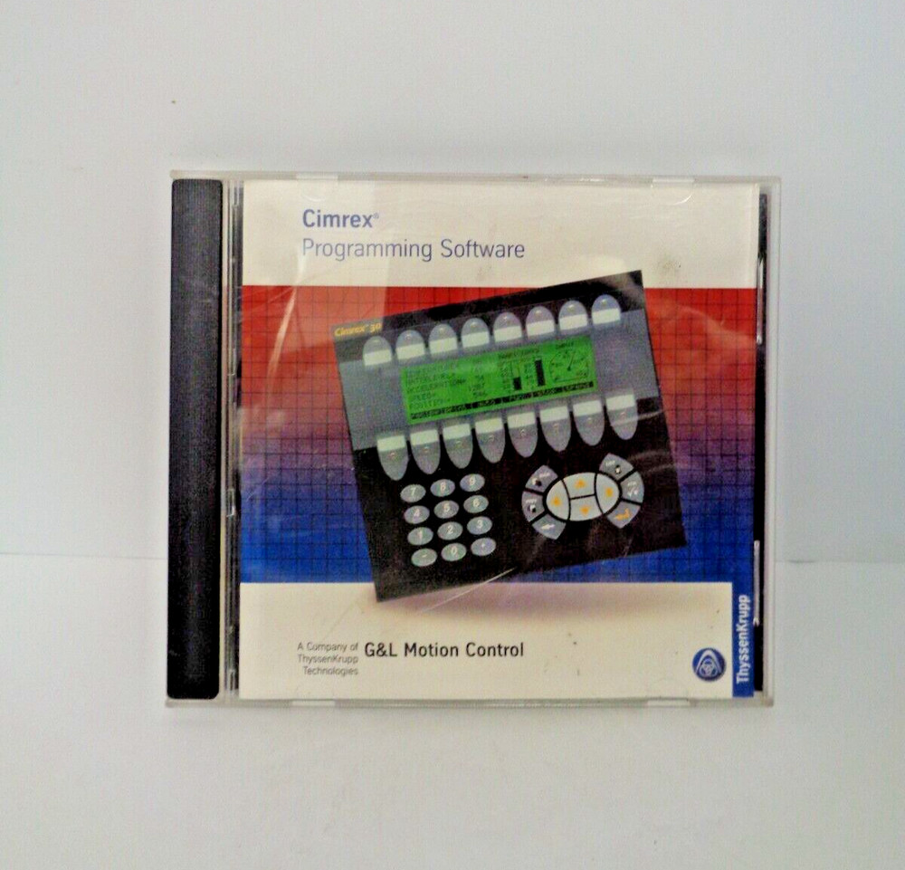 G&L MOTION CONTROLS M.1302.7868 VERSION 4.3 PROGRAMMING SOFTWARE