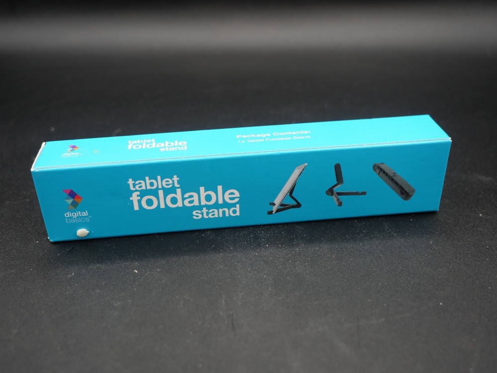 Foldable Stand for iPad or Tablet by Digital Basics NEW Black