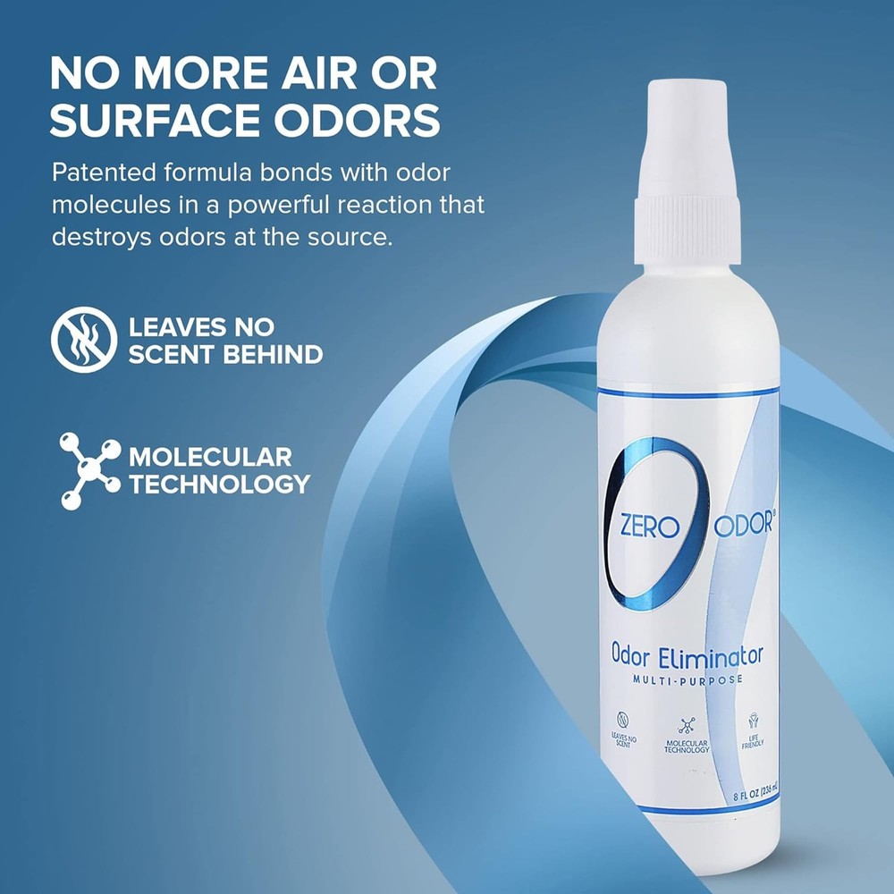 Zero Odor Multi-Purpose Odor Eliminator - Eliminate Air & Surface Odor – Pate...