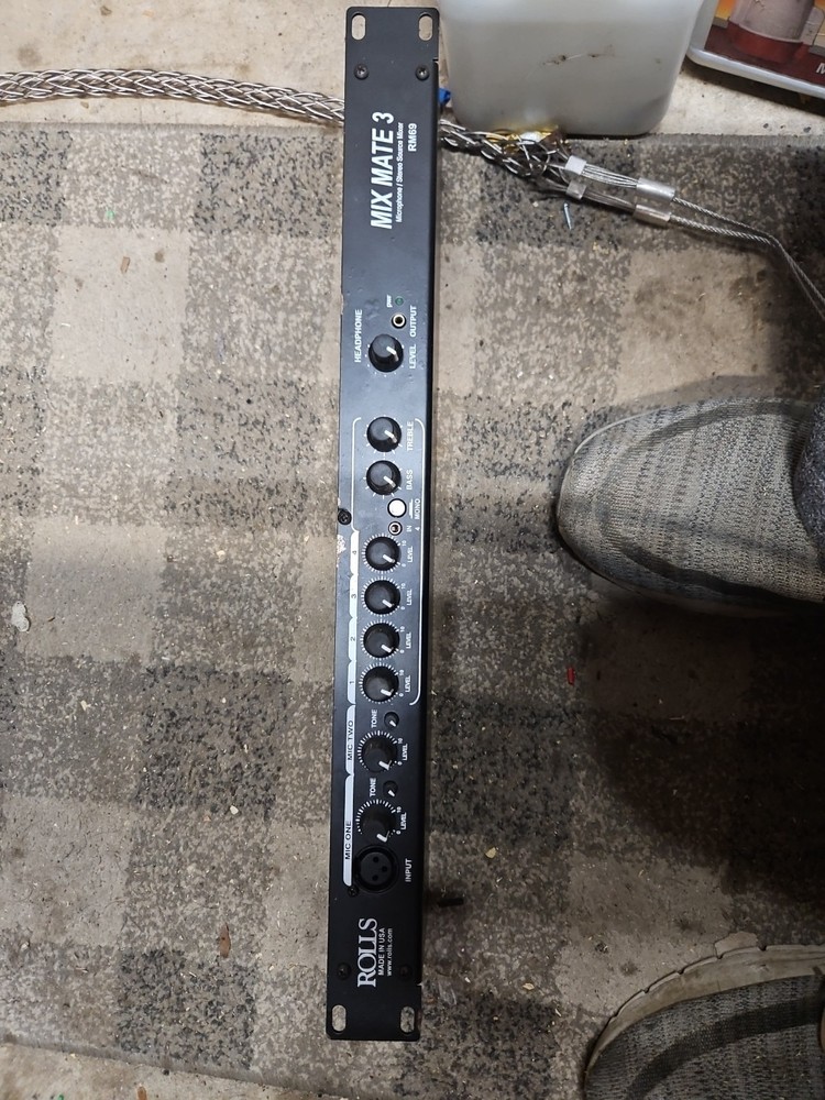 Rolls Mix Mate 3  Microphone/stereo Source Mixer