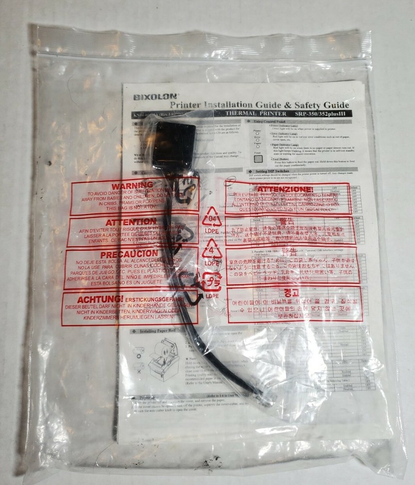 Installation Guide/Software for Bixolon Thermal Printer SRP-350/352PLUS III