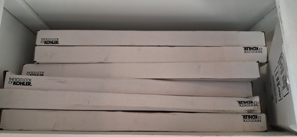 Kohler Bellwether Plastic White Drain Cover 60x32 Rectangular Shower K-9155-0