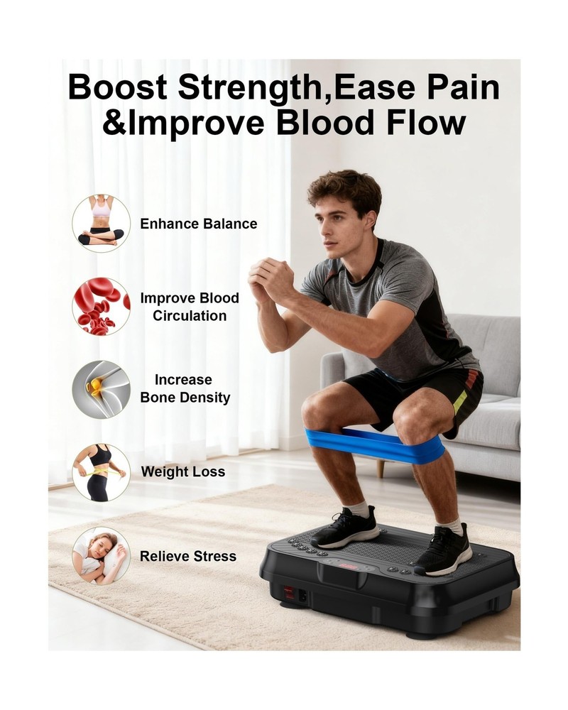 Vibration Plate Exercise Machine, Shake Plate, Vibration Plate for Lymphatic ...
