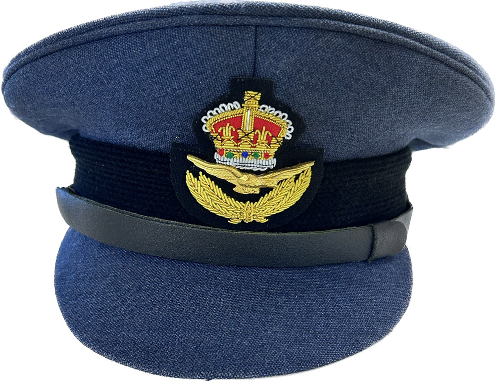 WW2 British RAF Visor Cap - Imperfect - Medium (56/57cm)