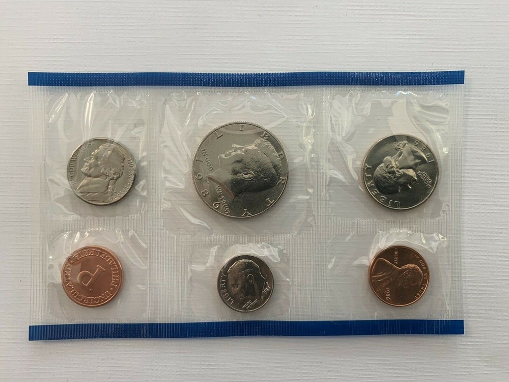 1986 U.S. Mint Set (Unopened) Brilliant Uncirculated