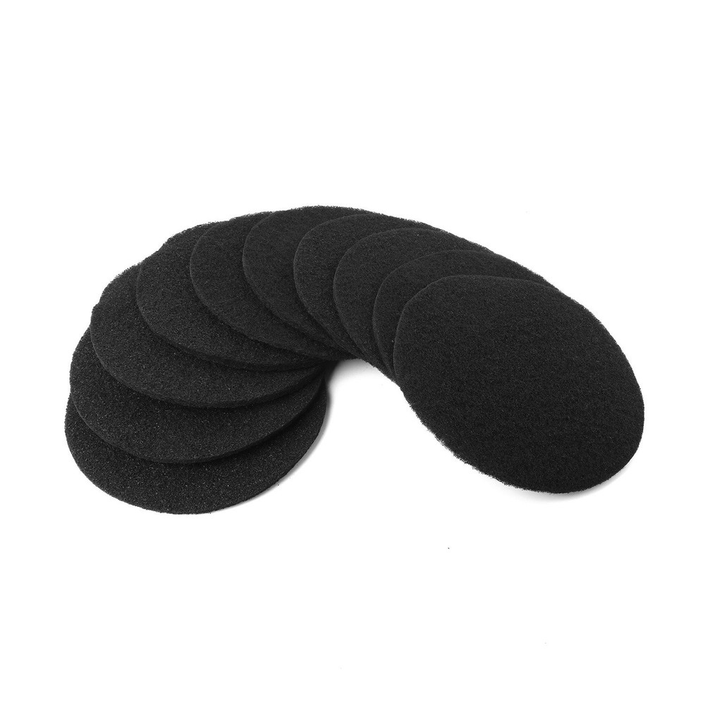 Charcoal Filter Replacements Kitchen Compost Bin Round 6.7" 0.4" Thick 10 Pcs