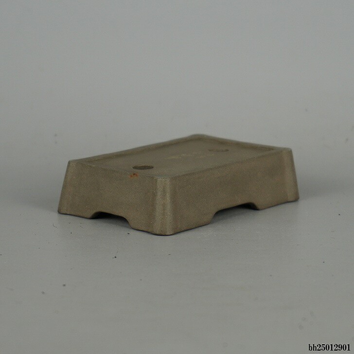 Japanese Bonsai Pot Shuugetsu Unglazed Rectangular Pot-BP250