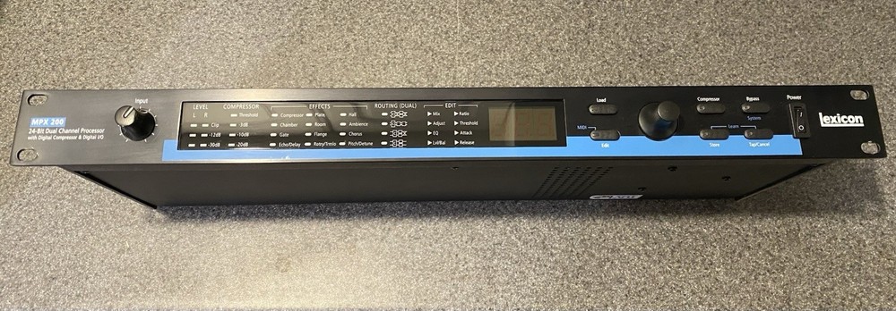 Lexicon MPX 200 Multi-Effects Processor Rackmount Digital 1U MIDI S/PDIF Black
