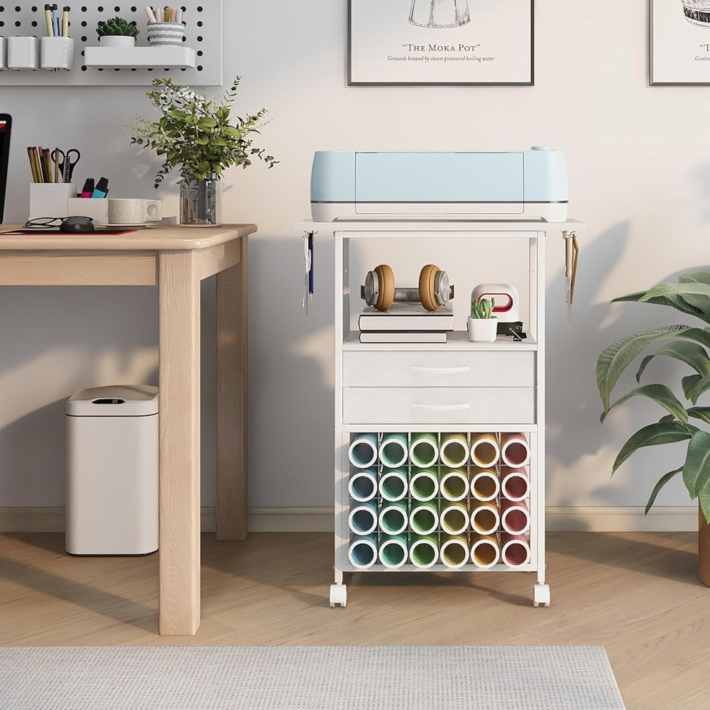 Craft Storage Rolling Cart Organizer