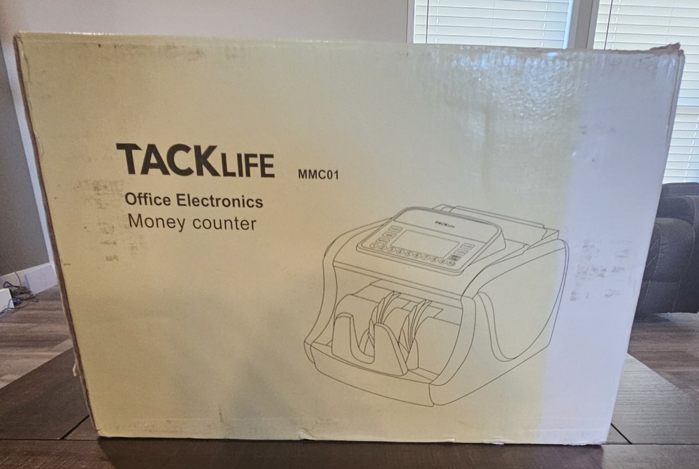 Tacklife MMC01 Electric Wired Bill Counter Batch Counting Add Function Portable