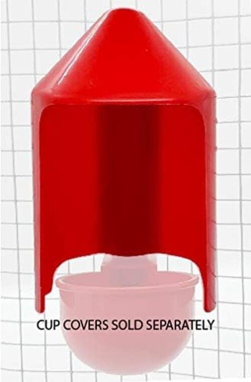 DIY Waterer Kit - Auto-Fill Cups with Inserts - Great for Chickens, Ducks,