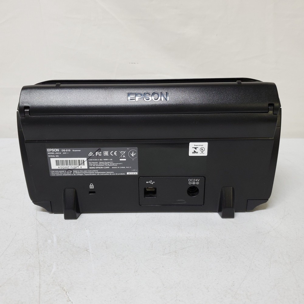 Epson DS-510 Color Document Scanner NO ADAPTER 1K Page Count Duplex